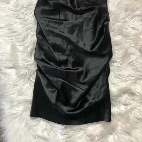 Hailey Logan Adrianna papell black mesh dress 3/4