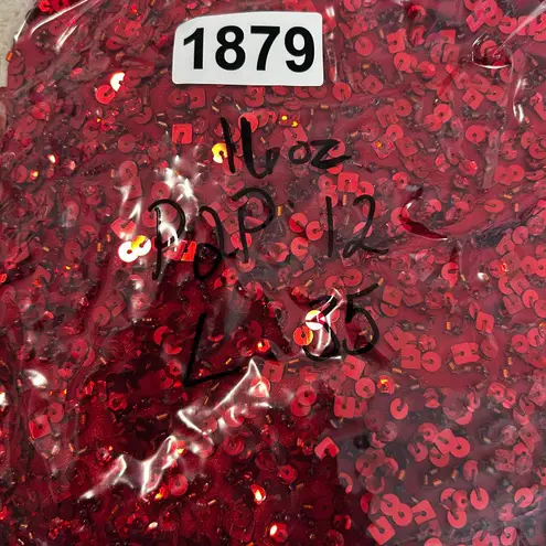 Scala Dress Women 2 Red Sequin 100% Silk Cocktail Party Holiday New Years Y2K