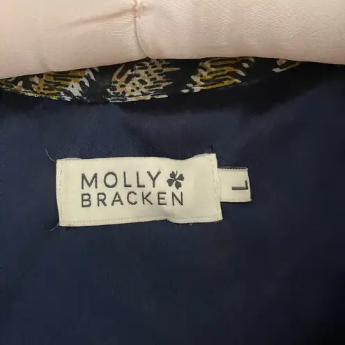 Molly Bracken Tiered Navy Blue Dress
