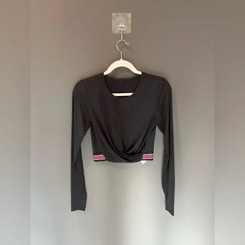 Fabletics Black and Pink  Work Out Top