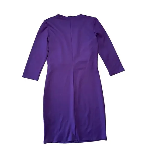 Max Mara Weekend Burgundy Provinom Jersey Lace Top Dress Sz M