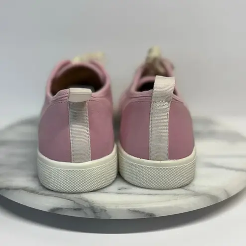 Vionic Shoes Woman's 7 Pink Canvas Lace Up Sunny Pisces Arch Support Comfort