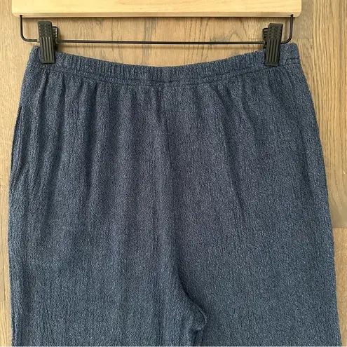 Nino Wong Vintage 90s California Crinkle Gauze Pants in Medium Blue Size Medium