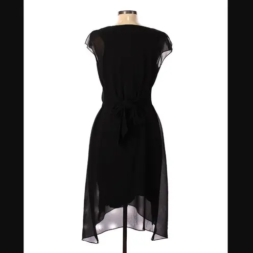 Amanda Smith Cowl Neck Sheath Dress Black