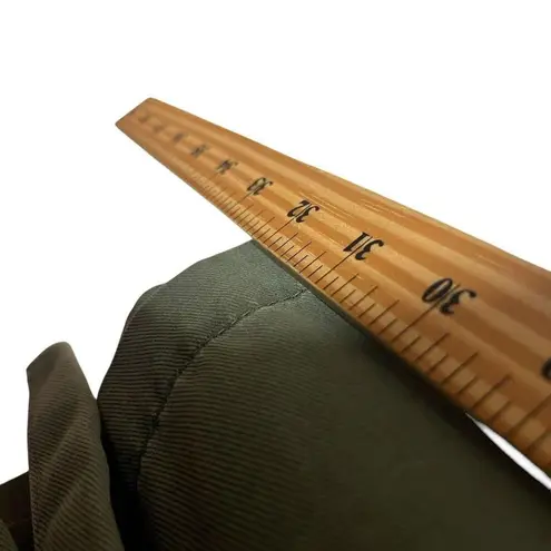 AllSaints Jess Long Sleeve Romper Women’s Size 8 Khaki Green Utility Style