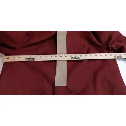 Agner Classic Designer Vintage Womens Reversible Trench Coat Belt Size 6