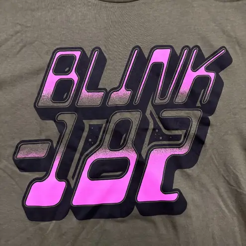 Blink-182 Bubble Logo Poster Punk Rock Band Tee L