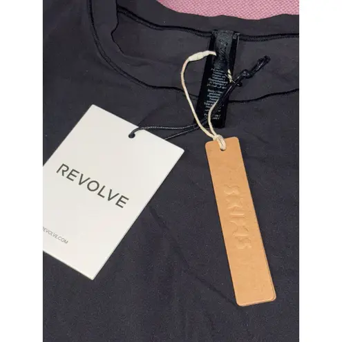 SKIMS Fits Everybody T-Shirt in Onyx Large New Black Tee Top