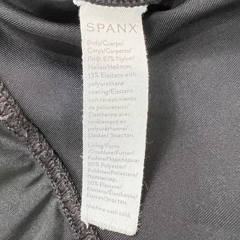 Spanx  Faux Leather‎ Moto Leggings XL Black High Waist Sculpt Shaping Pants