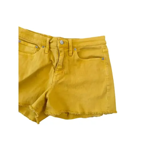 J CREW Mercantile Yellow Denim Short Size 29