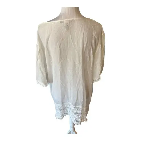 Cute Options White Coverup Size XL