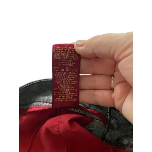 Handmade Embroidered Sunflower Festival Denim Shorts Black Size 12 Boho Summer