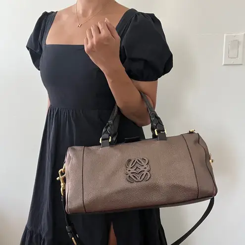 Loewe Fusta 2 Way Brown Leather Shoulder Bag