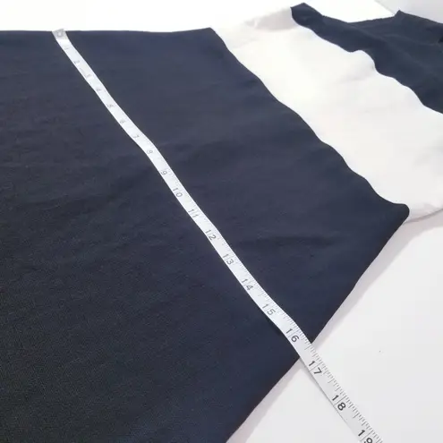 L'Agence Black White Color block Mini Dress Sleeveless