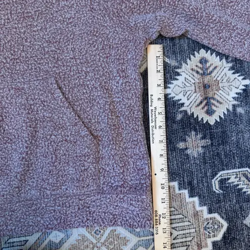 Nine Britton Hana Quarter Zip Fleece Exterior Pullover Sweater Maroon Size M - Image 9