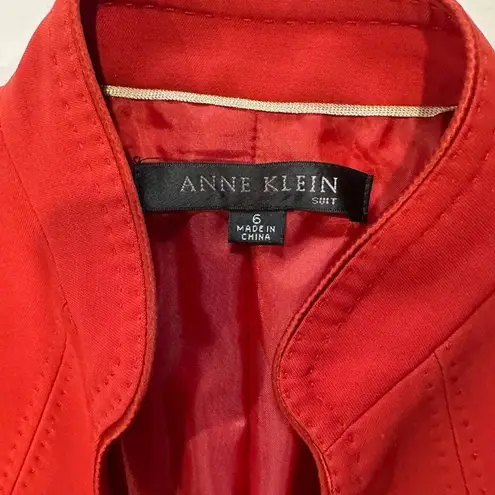 Anne Klein  Jacket Red - Size‎ 6.