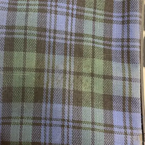 Vintage 1960s British Caledonian Airways Airline Memorabilia Scottish Tartan Blue