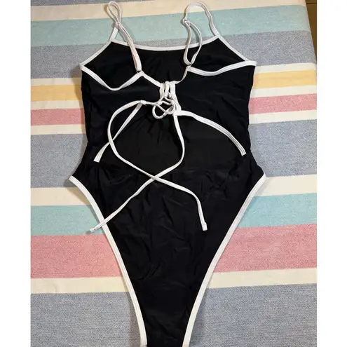 NWOT Black & White Sexy Lace