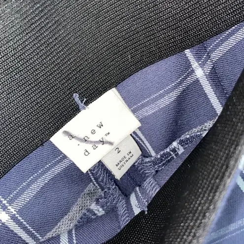 A New Day  pants windowpane mock flare stretch size 2‎ high rise NEW - Image 3