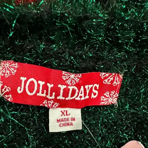 Ugly Christmas Sweater Tinsel Christmas Tree Vest