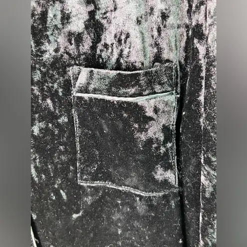 Nicole Miller  New York Size XL Velour/Velvet Pj Set Long Sleeve Button F… - Image 9