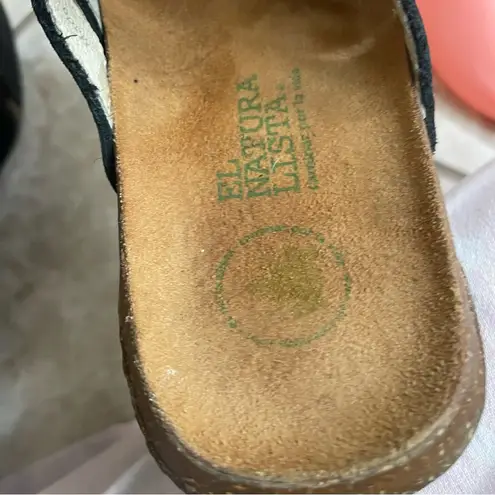 El Naturalista Women’s Wakataua Slip‎ On Mule Shoes black
sz 11/42 Comfort EUC Black