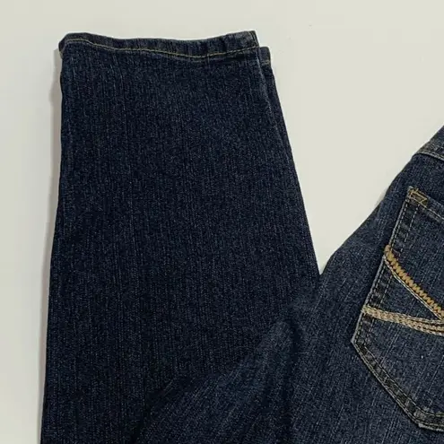Natural Reflections Womens Denim Jeans Skinny Mid Rise Dark Wash Size 28