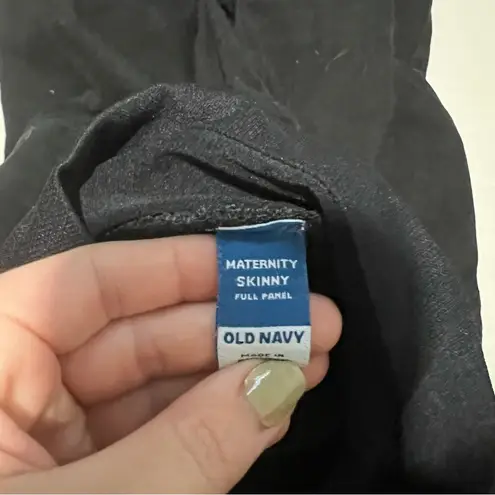 Old Navy  Black Maternity Jeans Denim Stretchy Size 18 Short Pregnancy Baby