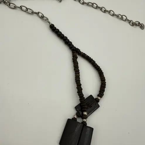 Unbranded Brown Rectangle Beaded Hip Waist Belt Adjustable Boho Y2k Style