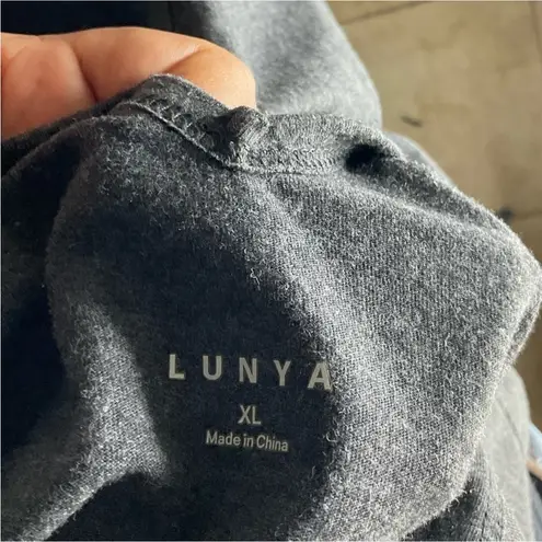 Lunya Size XL Meditative Gray Open Back
Side Slits Restore Long Maxi Dress - Image 8