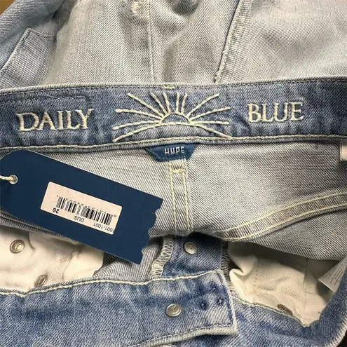NWT Daily Blue Women's Hype Classic Cropped Distressed Jeans Gray Size 26 Denim