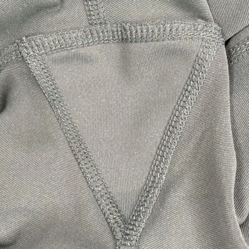 Gaiam Olive Green Cropped Cutout Leggings