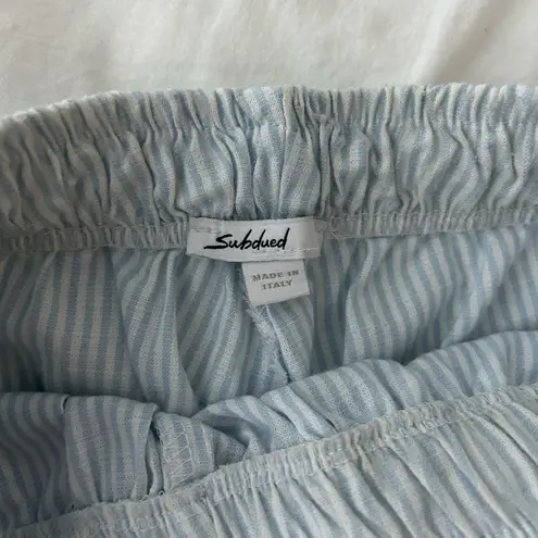 Subdued striped shorts size small