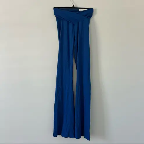 Aerie Offline by  Real Me Cross Over Waist Flare Leggings NWT S Deep Cobalt - Image 2