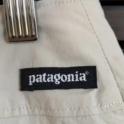 Patagonia Tan Mini‎ Skirt Skort Athletic Travel Outdoors Casual Women’s Size 12