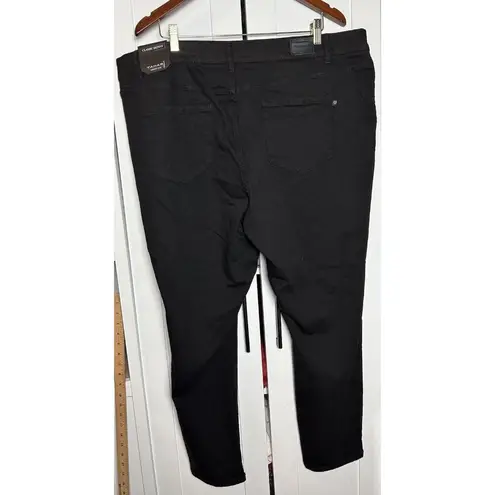 Tahari Women’s Black Jeans Kelly Mid Rise Skinny Stretchy Denim 24W New