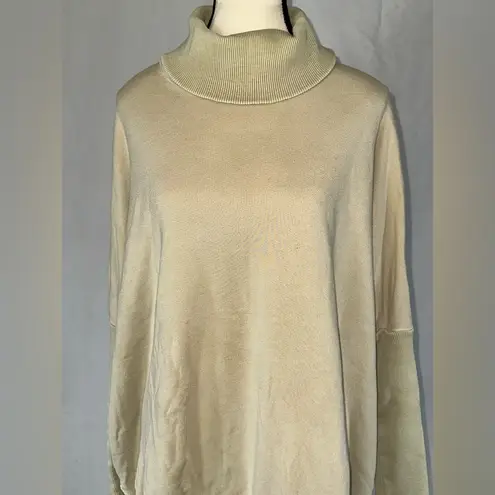 THEODORE BEVERLY HILLS • Vintage Cowl Neck Batwing Sweater Light Greenish Brown Green Size XL