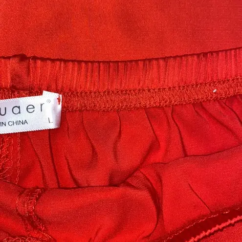Ekouaer red lingerie sleep set size large