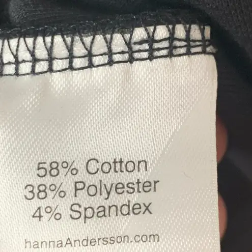 Hanna Andersson black jersey knit dress XL