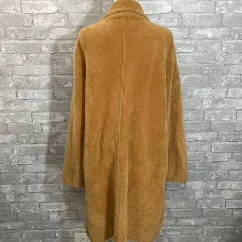 Cyrus Tan Teddy Snap Sweater Coat