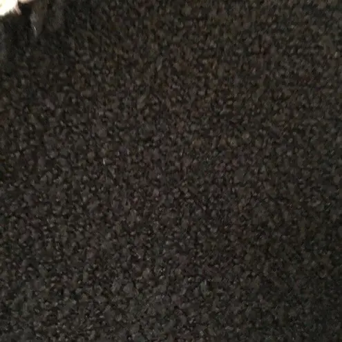 TanJay Black w/ Pink fringe knit cardigan sweater blazer Women’s Size S Small