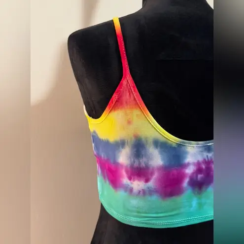 Handmade Multicolor Tie Dye Bralette size small