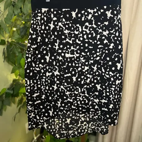 CAbi  Dixon Floral Print Faux Wrap Skirt Size Large