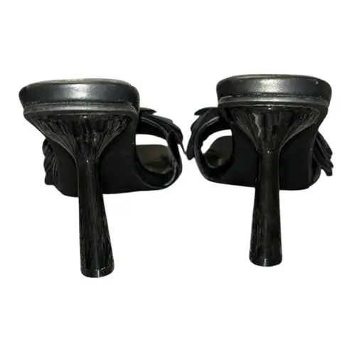 New York & Company Chana Flower Women's Heels size 7 like new Black