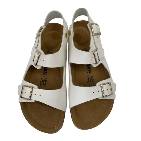 Cushionare CUSHIONAIRE Lulu Cork footbed Sandal White Size 9 New without Box!