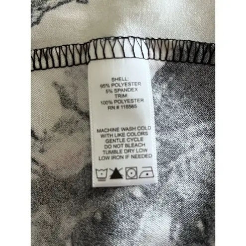 Kate & Mallory  Size Large Asymmetrical Flutter Floral Stretch Midi Dress - Image 7