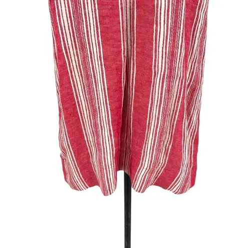 AYR Tank Top Sleeveless Dress Striped Linen Size XL