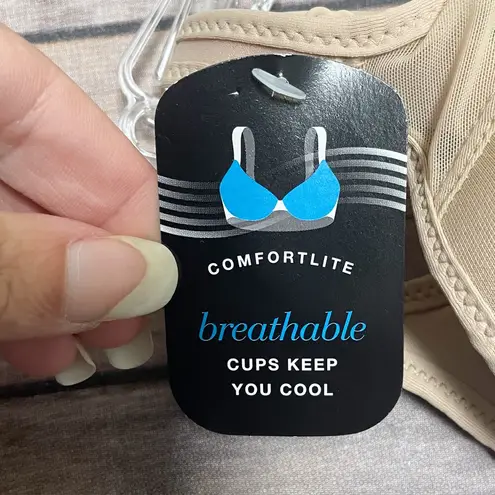 Bali Nude Ultra Light Breathable Smooth Cup Convertible Straps NWT 36D Underwire