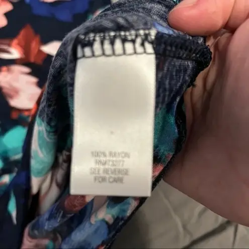 Simply Vera, Vera Wang NWT Simply Vera Vera Wang FLORAL HAZE Short Sleeve Shirt & Flowy Skirt Set Small