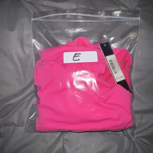 Catherine Malandrino Catherine Malandrino Size XL Halter One piece Swimsuit NWT NEW Hot Pink Bow